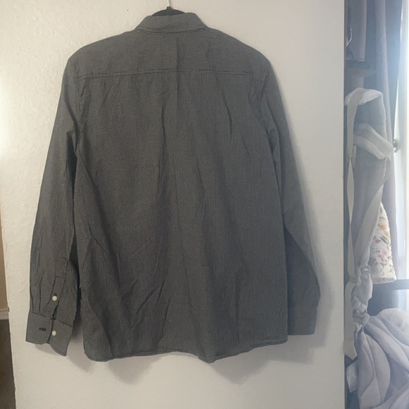 Diamond Supply Co Dress Shirt Button Up Checkered Men’s Size Medium - Picture 4 of 4